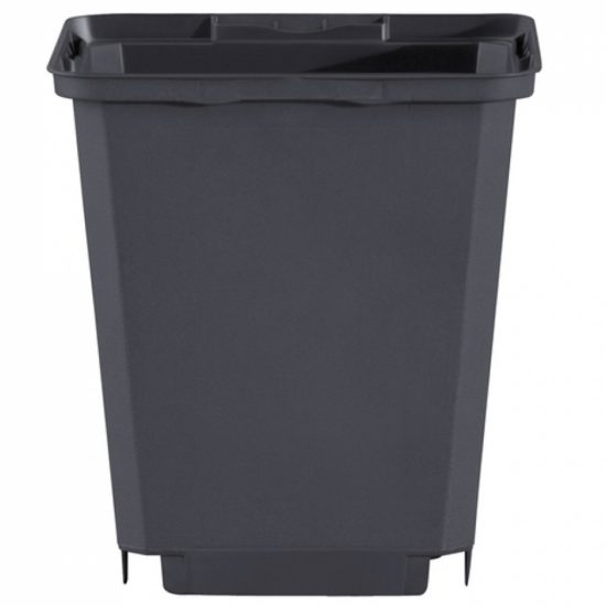   Maceta cuadrada Teku MQD13x13x13 negro Caja 396 un R5