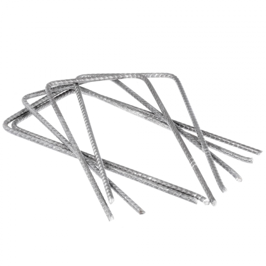Grapa en forma de U BRUNITO para sujeccion malla, 20x11x20cm (rea 5mm) unidad