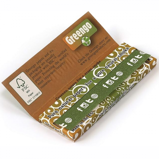 Papel Greengo 1 1/4 , librito de 50 papeles
