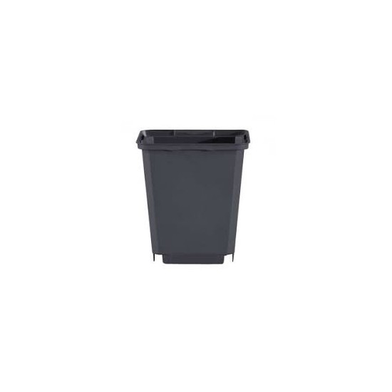Maceta TEKU cuadrada Inyectada MQD 9x9x9,5 Negro UNIDAD